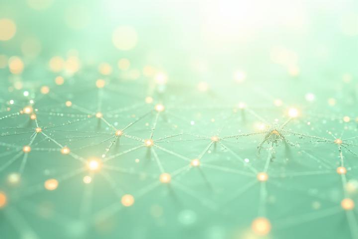 Abstract illustration of interconnected brain neurons or a complex data network, visually representing scientific research and evidence integration.