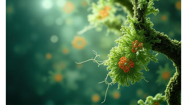 Expert discussing gut microbiome on screen