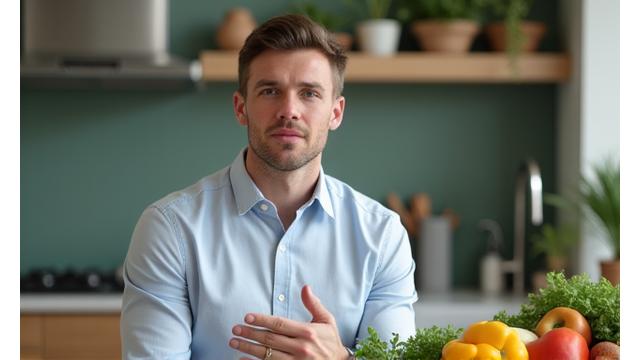 Dietitian explaining metabolism and nutrition