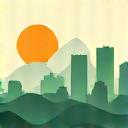 Illustration of Portland cityscape, representing local wellness providers