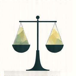 Illustration of a balanced scale with 'stress' on one side and 'calm' on the other, representing sympathetic and parasympathetic balance